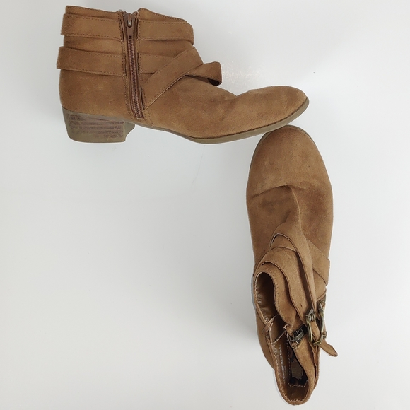 Steve Madden Suede Ankle Boots Size 5 | Minimalist Going out Boho Bohemian Fall - Picture 3 of 7